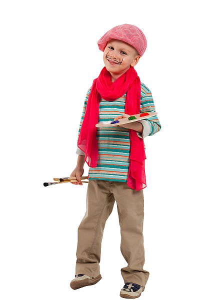 istock Little artist with a mustache as from Dali 178427360