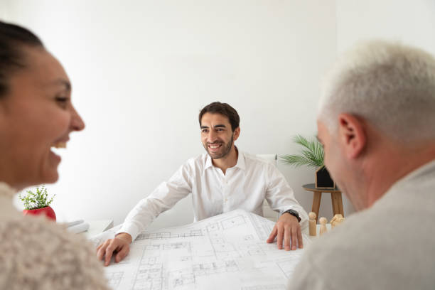 istock Real estate agent meeting with clients in the office 1784292667