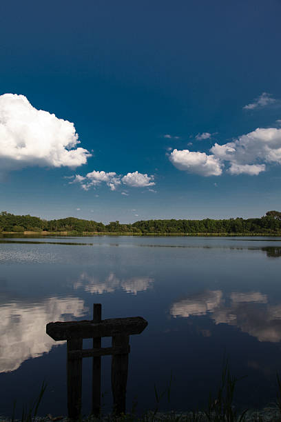 Sluice in a lake of Sologne