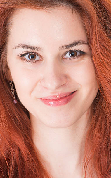 istock Beautiful young lady with red hair 178430477