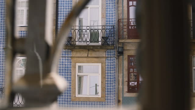 Residential buildings in Porto city in Portugal