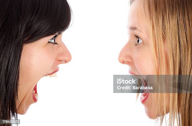 Girl Hysterics Stock Photo - Download Image Now - Adolescence, Adult, Attitude