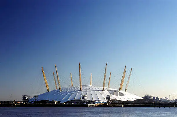 Millennium Dome from across the River Thames