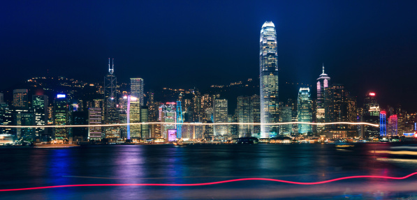 Victoria Harbor and Hong Kong