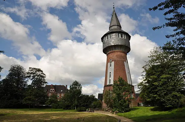 Water tower in Husum, Germany