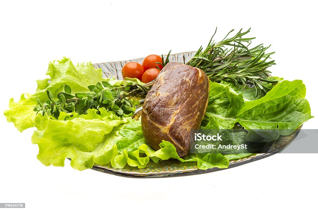 Geräuchertes Rindfleisch - Lizenzfrei Bildhintergrund Stock-Foto