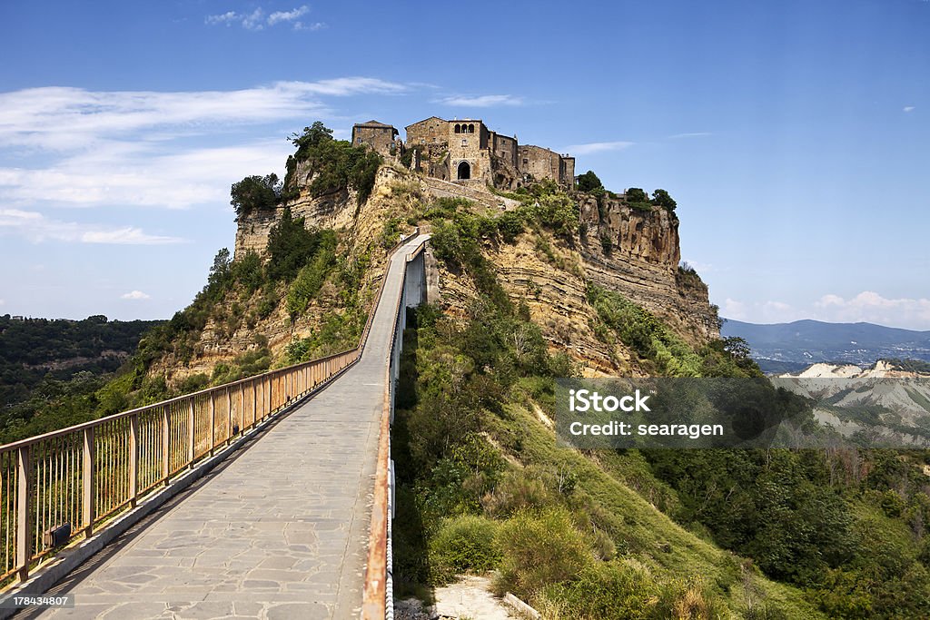 Brücke zur Civita - Lizenzfrei Alt Stock-Foto