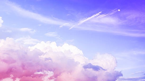 cloud in blue sky stock photo