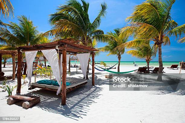 Perfect Tropical Beach Stock Photo - Download Image Now - Holbox Island, Beach, Mexico
