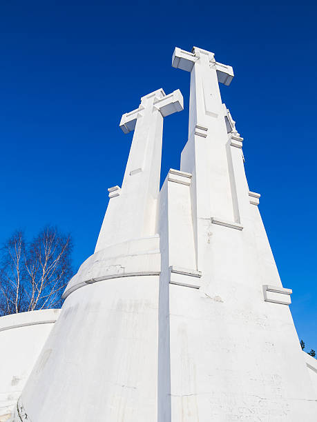 istock Monument of Three Crosses in Vilnius, Lithuania 178435431