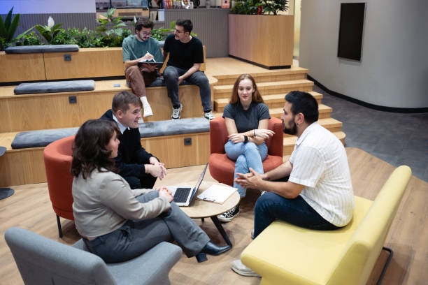 istock Young Entrepreneur People Brainstorming On Their New Project In The Office, Concept For Corporate Culture. 1784355451