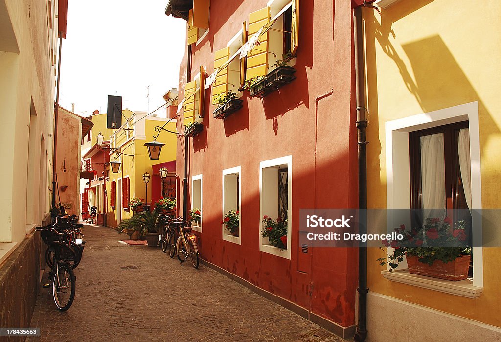 Rua em Caorle - Royalty-free Caorle Foto de stock