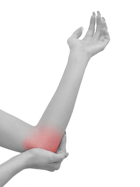 istock Pain in a woman elbow 178436430