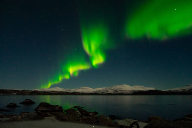 istock Green aurora in Kiruna, Sweden 1784373549