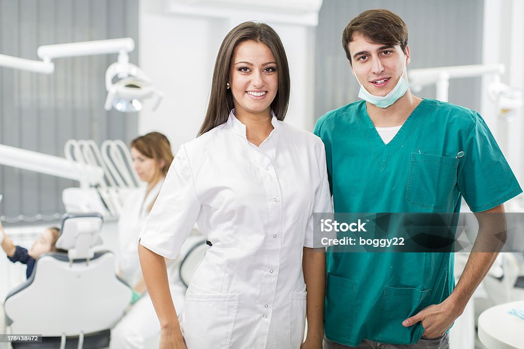 Dentist office Young doctors in the dentist office 20-29 Years Stock Photo