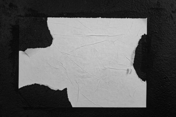 istock Scraps of white paper as an abstract background. 1784385096