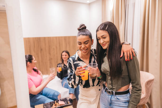 istock Beautiful young women getting ready for a party 1784395232