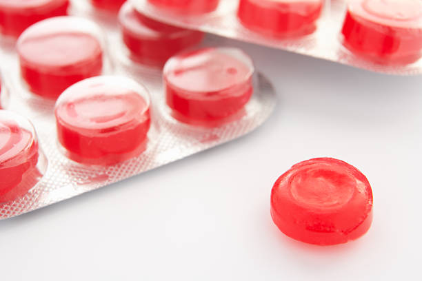 istock Throat lozenges close up 178439634