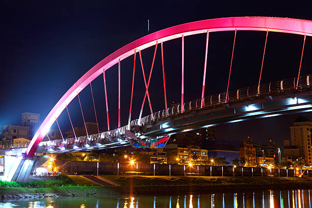istock Bridge at night in Taiwan 178440516