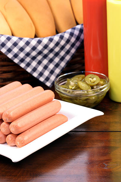 istock Delicious hot dogs 178442238