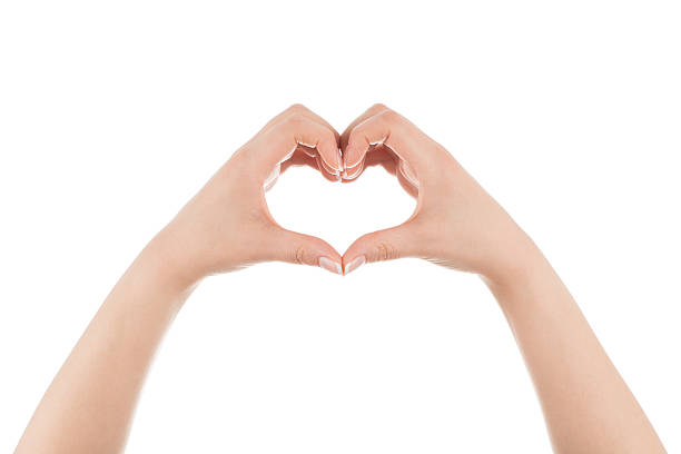 istock Heart shape made of two woman's hands. 178442398