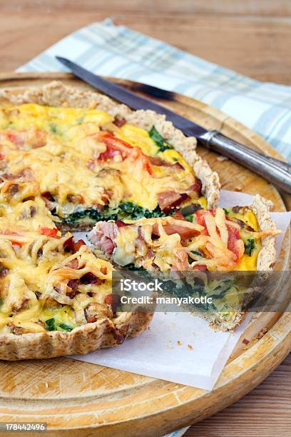 Quiche Stock Photo - Download Image Now - Appetizer, Bacon, Baked