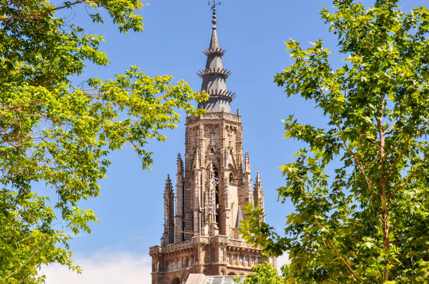 North tower of Toledo Cathedral, Spain