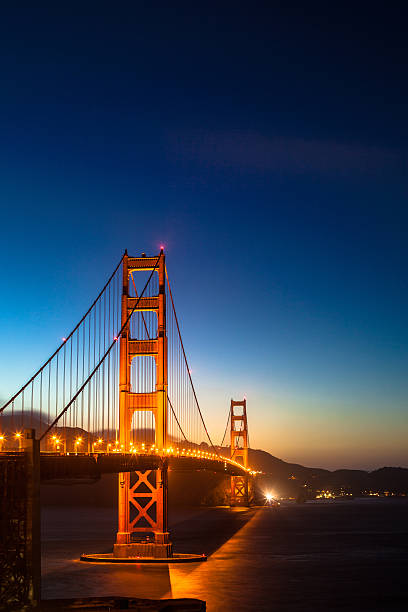 Free Stock Photo of Night View of Golden Gate Bridge | Download Free ...