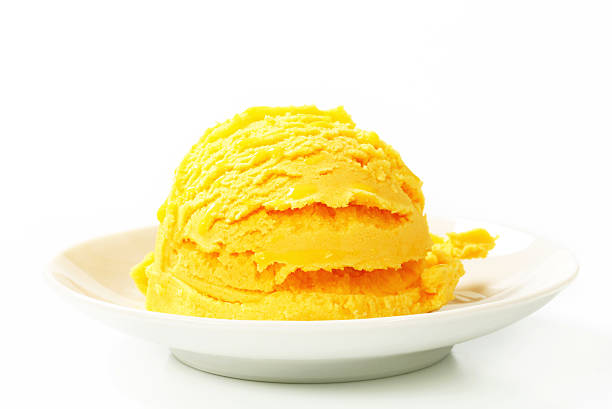 istock Scoop of yellow ice cream 178443954