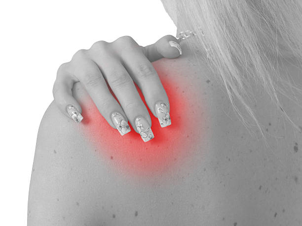 istock Acute pain in a woman shoulder 178444211