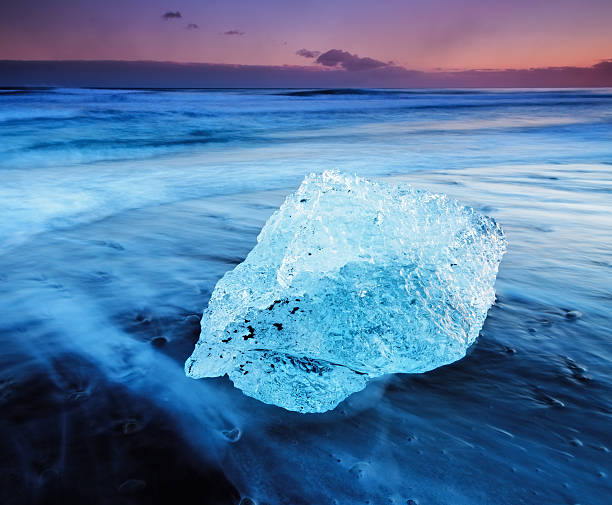 Free picture: cold water, horizon, ice crystal, ice water, waves ...