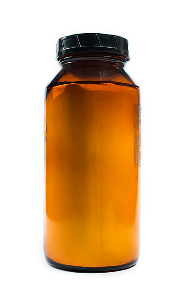 istock Glass jars with chemicals 178445240