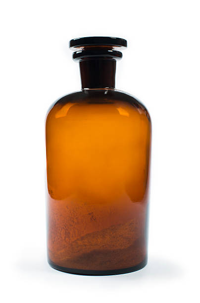 istock Glass jars with chemicals 178445276