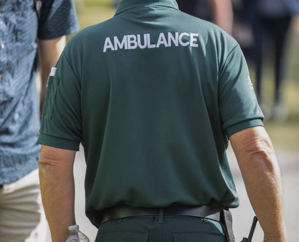 istock Ambulance / Paramedic nurse on duty at an event 1784452907