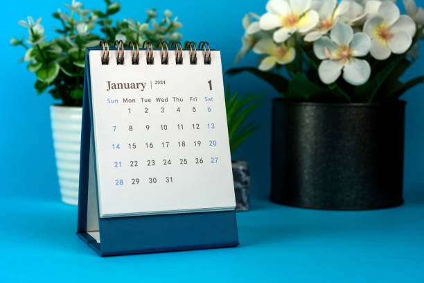 istock January 2024 Desk Calendar 1784455572