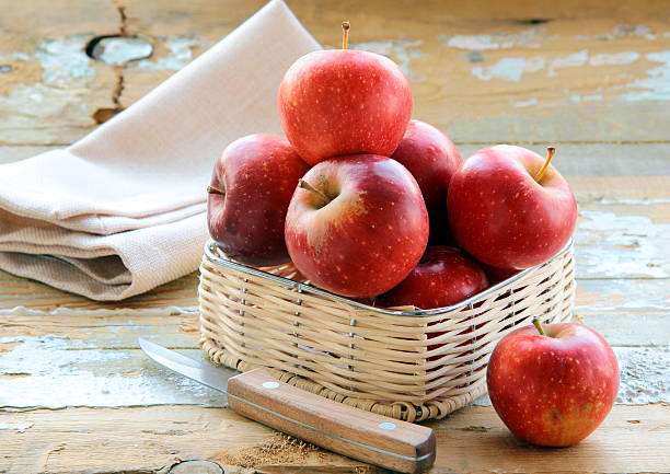 istock red ripe organic apples in the basket 178445581