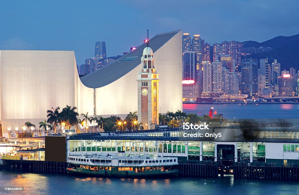 Hong Kong Skyline From Victoria Peak At Sunrise Stock Photo - Download