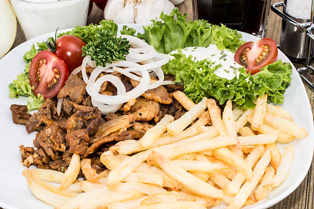 istock Portion of Kebab meat on a plate 178445815