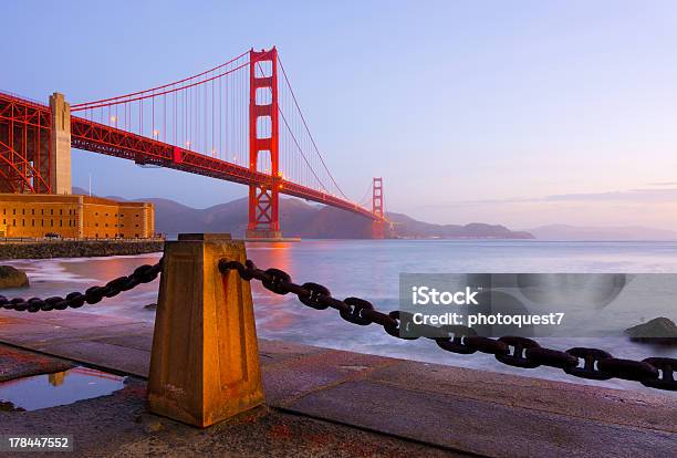 Foto de Ponte Golden Gate e mais fotos de stock de América do Norte - América do Norte, Baía, Beleza natural - Natureza