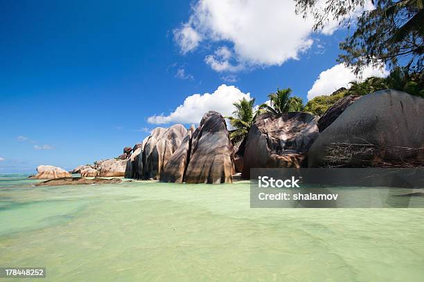 Anse Source Dargent Beach Stock Photo - Download Image Now - Anse Source d'Argent, Bay of Water, Beach