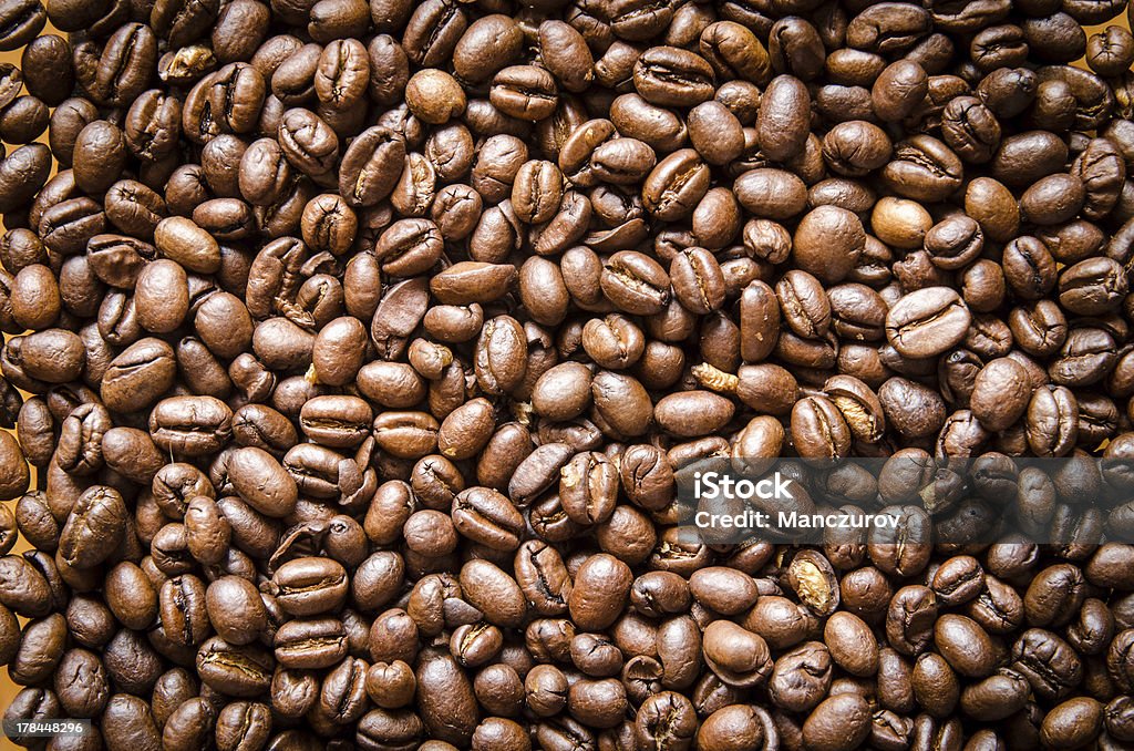 Kaffeebohnen Hintergrund - Lizenzfrei Bildhintergrund Stock-Foto