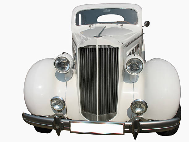istock retro vintage white dream wedding luxury car isolated 178448722