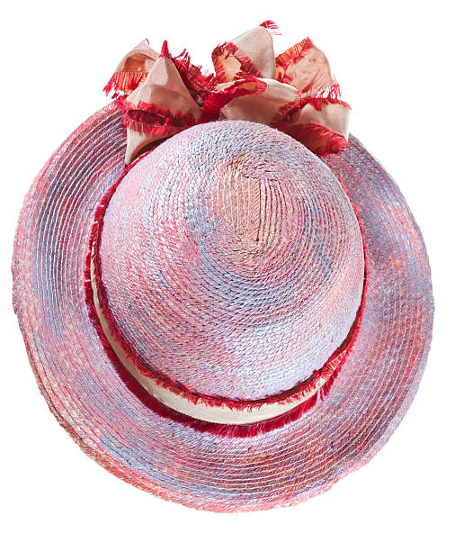 istock top view of painted summer straw hat 178449375