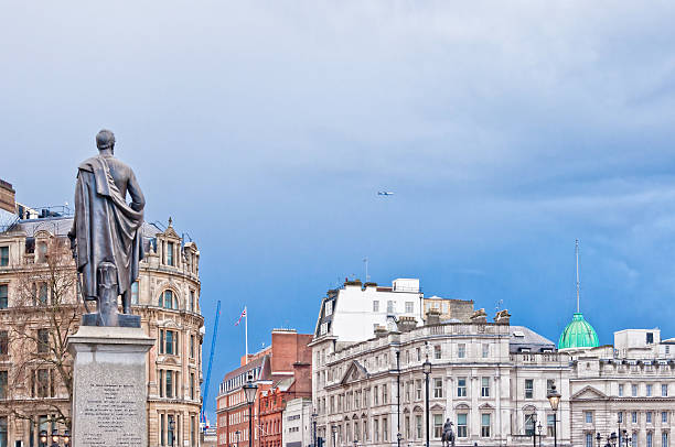 istock view from Trafalgar Square with Havelock statue 178450703