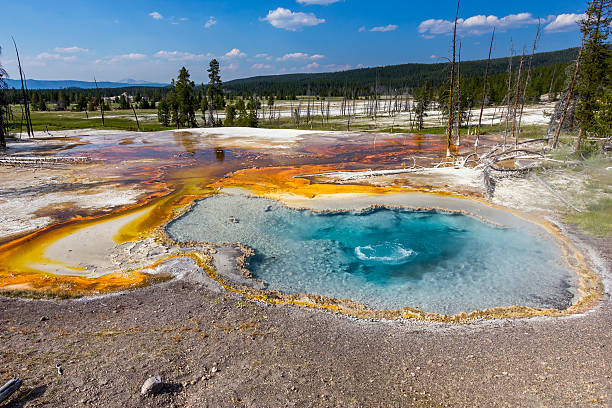 istock Hot spring, Yellowstone National Park 178451494