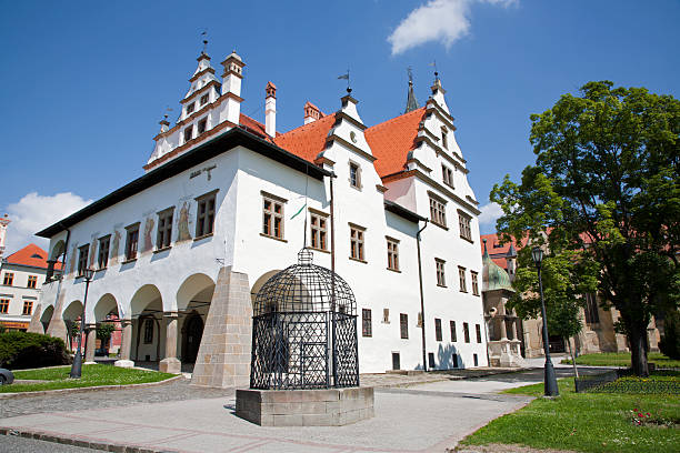 istock Levoca - renaissance town hall from east Slovakia 178452028