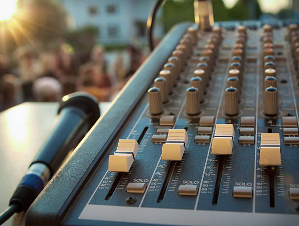 istock Sound mixer and microphone 178452619