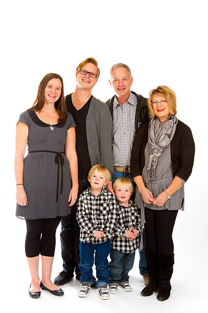 istock Family of Six Isolated 178452714