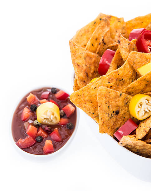 istock Portion of Nachos isoalted on white 178452744