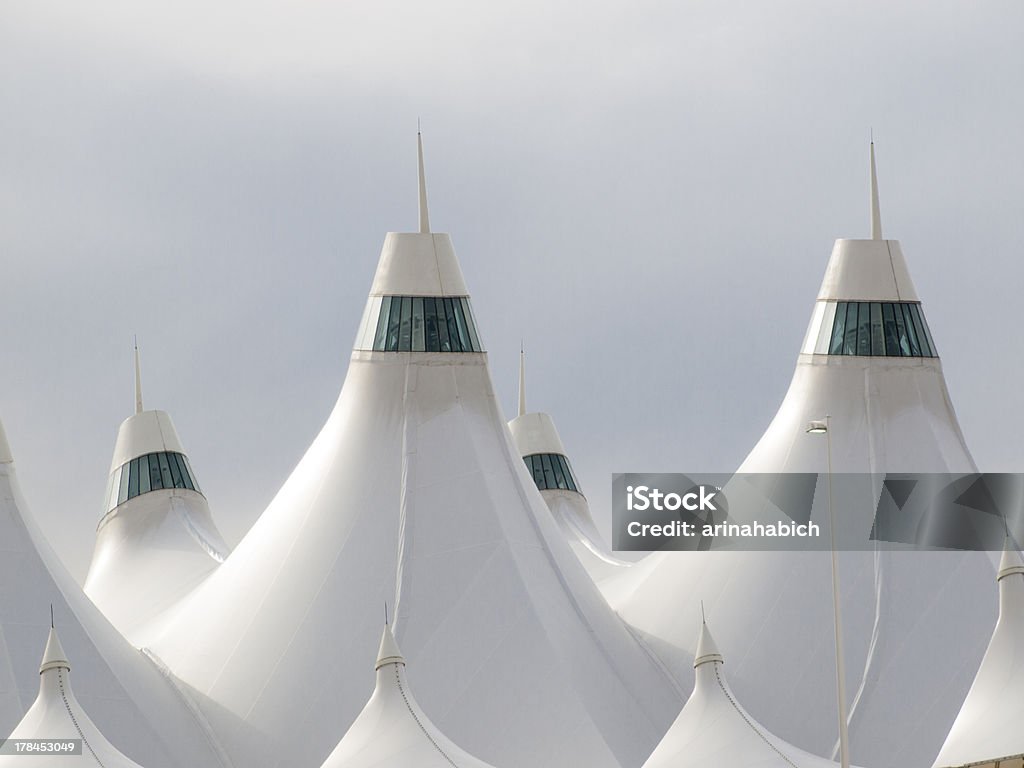 Aeroporto Internacional de Denver - Foto de stock de Aeroporto royalty-free